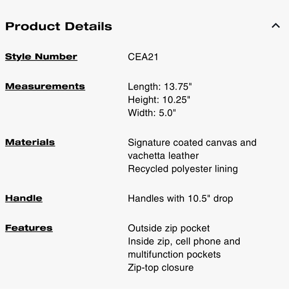 NWT Coach Pink Signature Canvas Zip Tote Bag Work School Carryall CEA21 - Picture 8 of 8